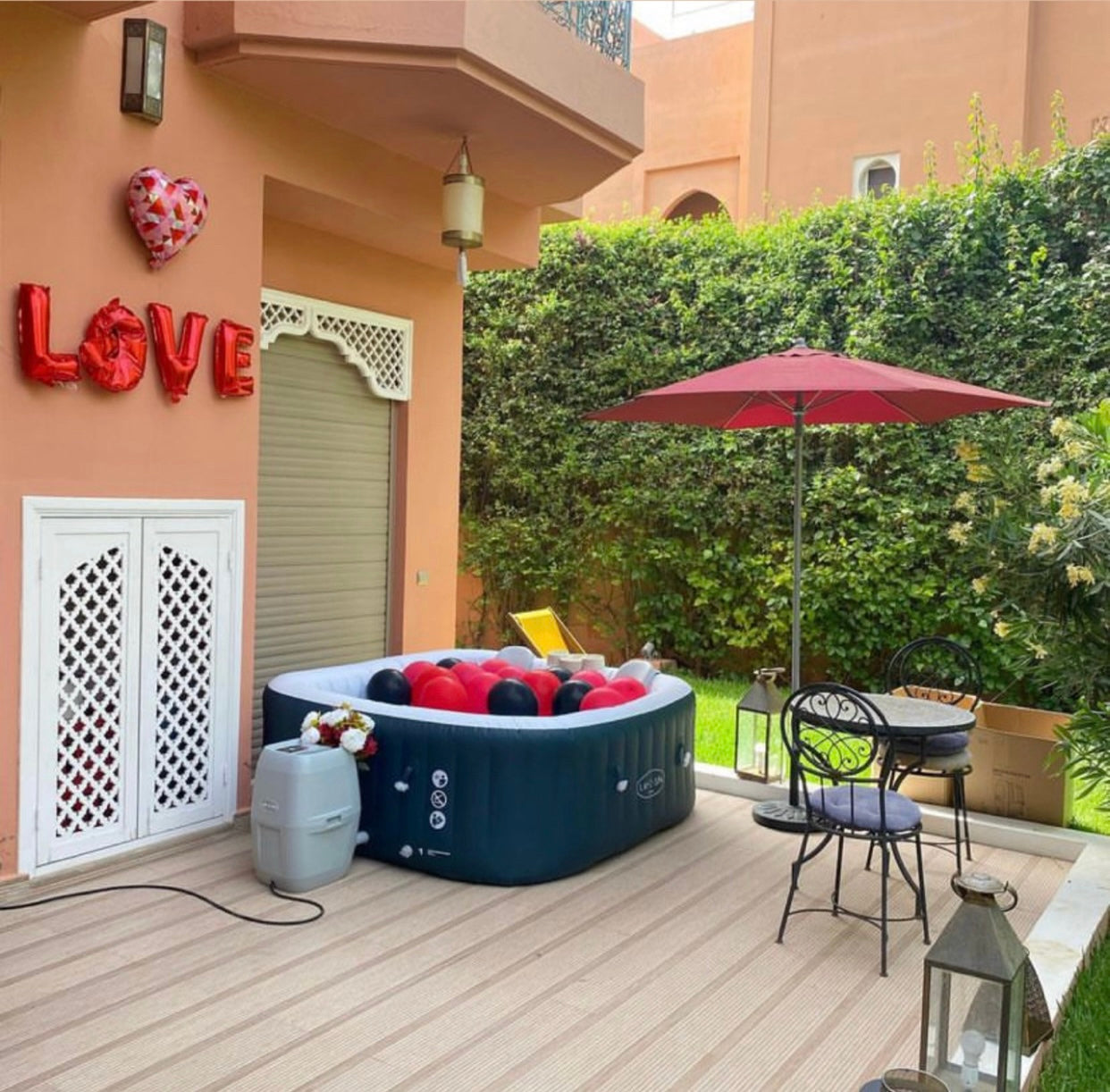 Livraison de Jacuzzi